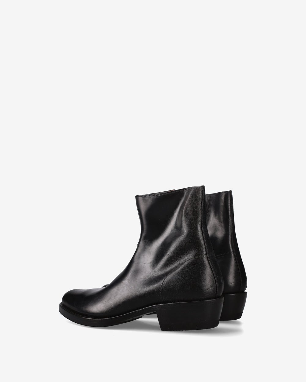 Cordovan ankle boots