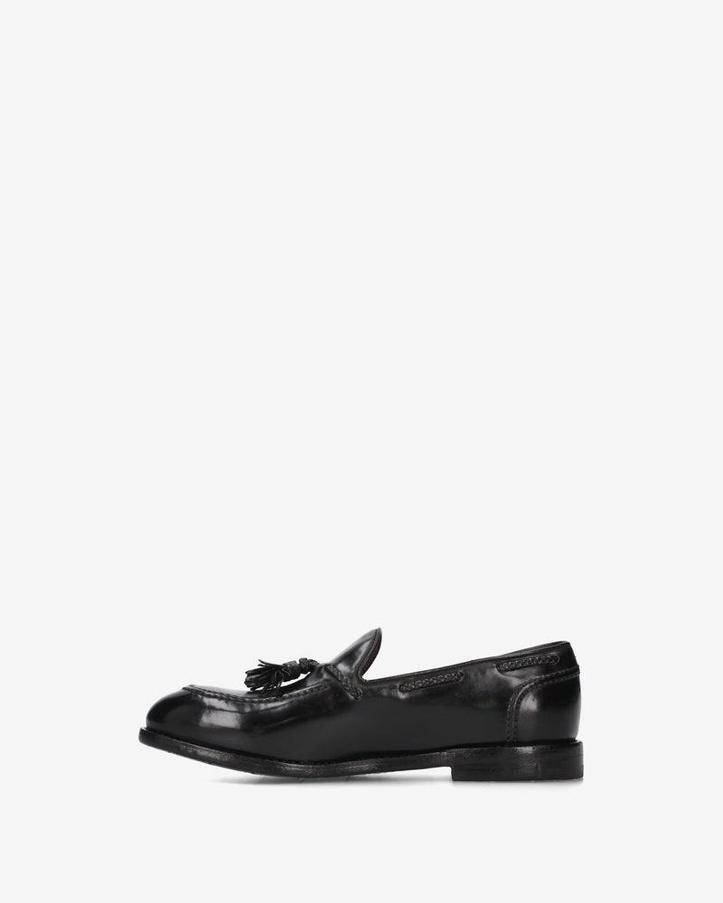 Black Cordovan Loafers with Tassels