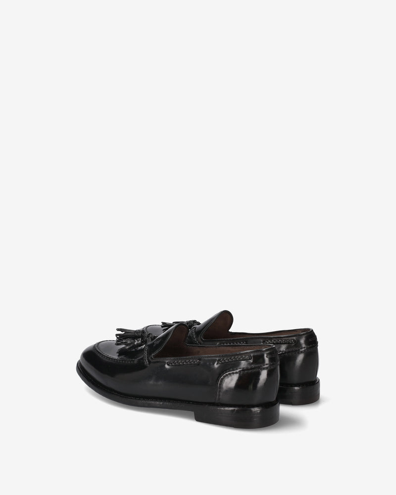 Black Cordovan Loafers with Tassels