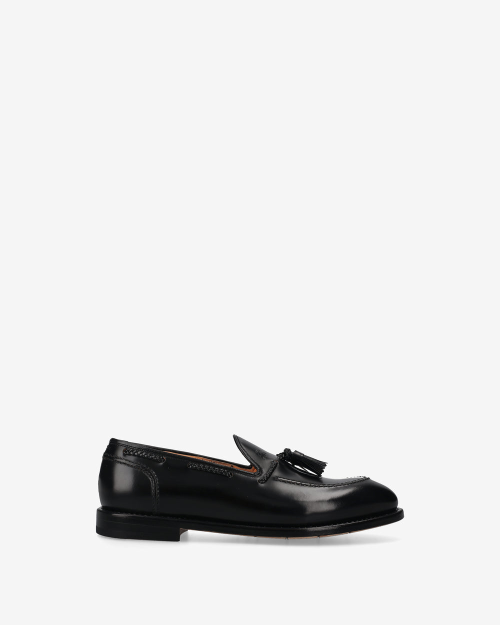 Mocassini con nappine in pelle