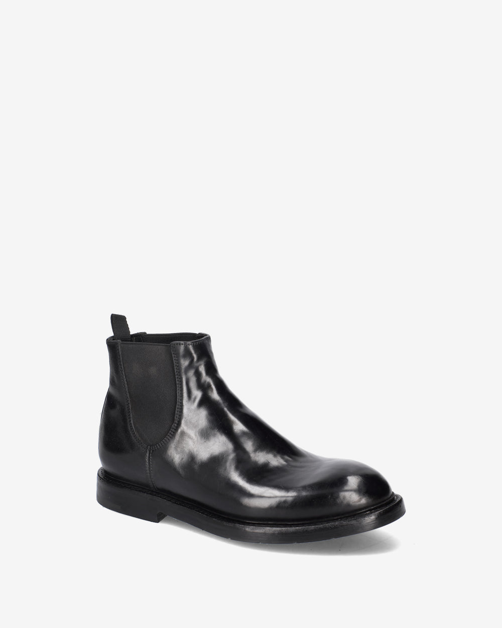 Brushed leather Chelsea boots