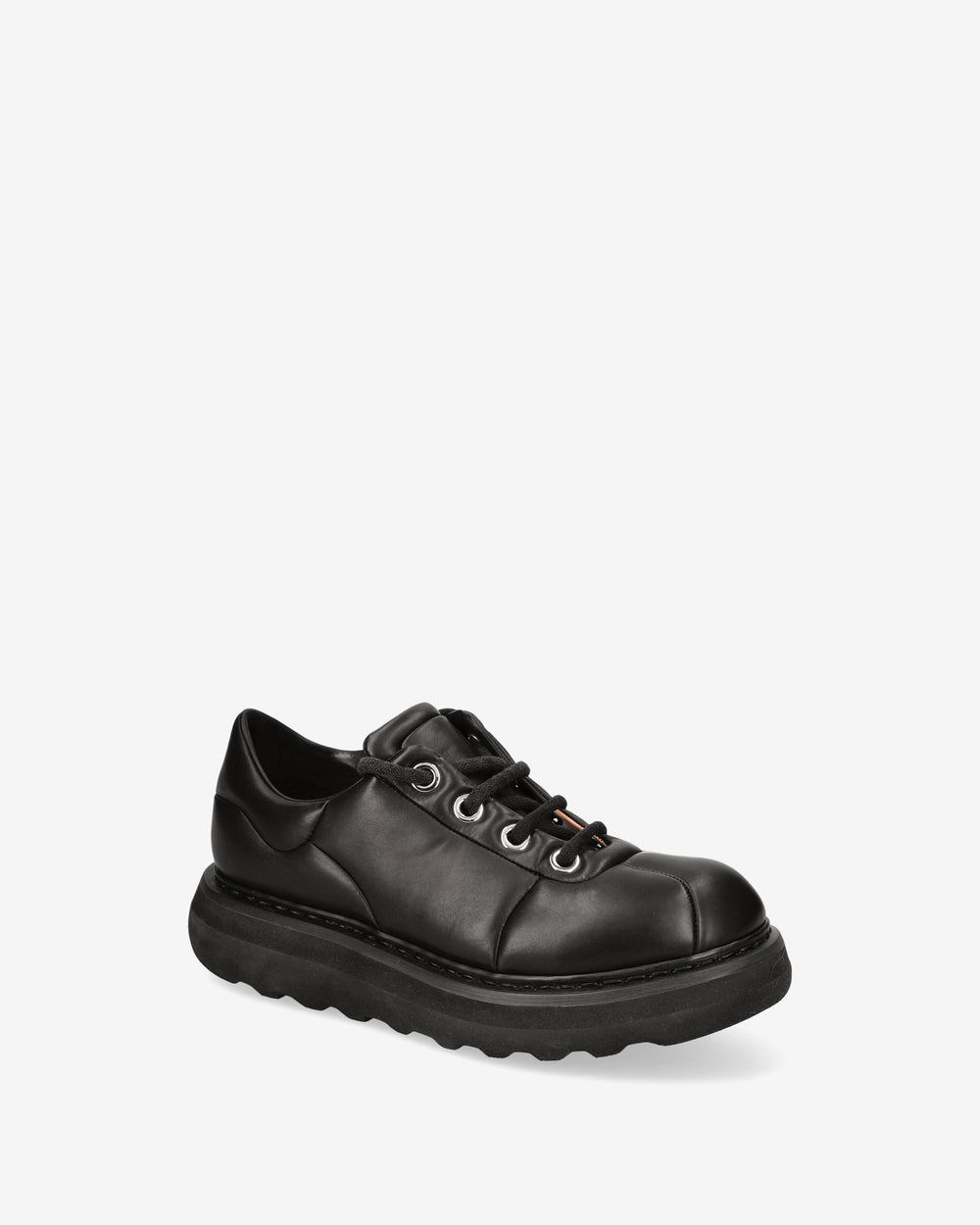 Black Leather Derbies