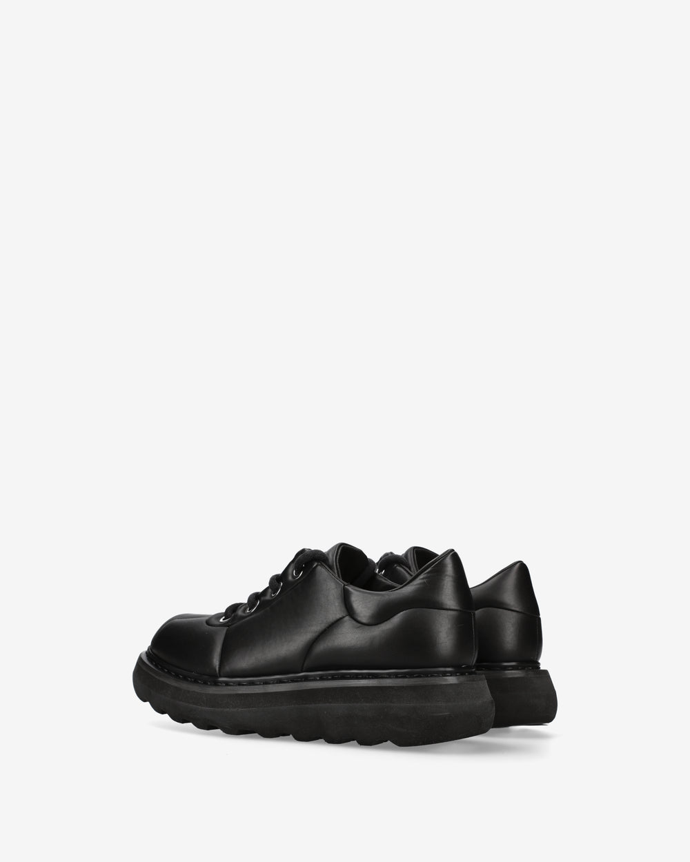 Black Leather Derbies