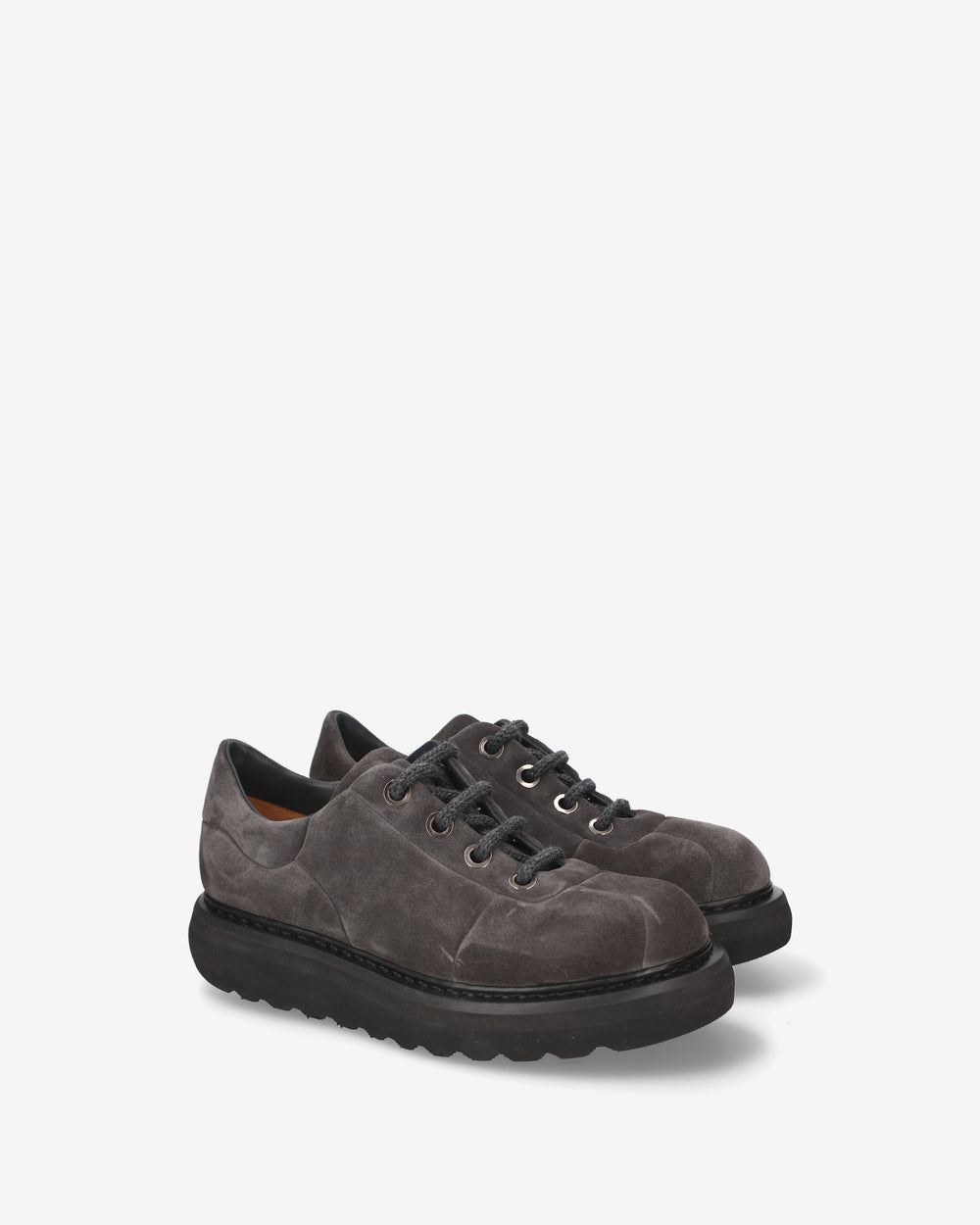 Maxi Derby in Rain Lavagna Leather