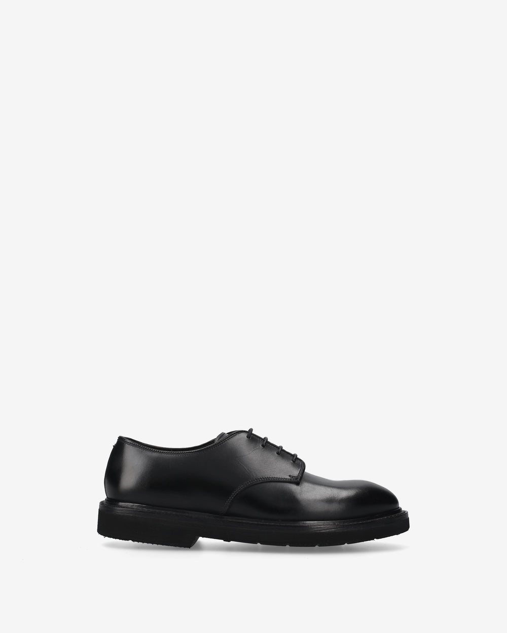 Stringate in Pelle Nera