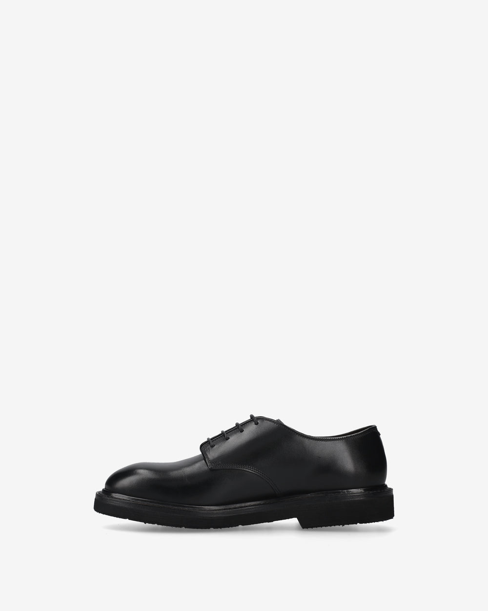 Stringate in Pelle Nera
