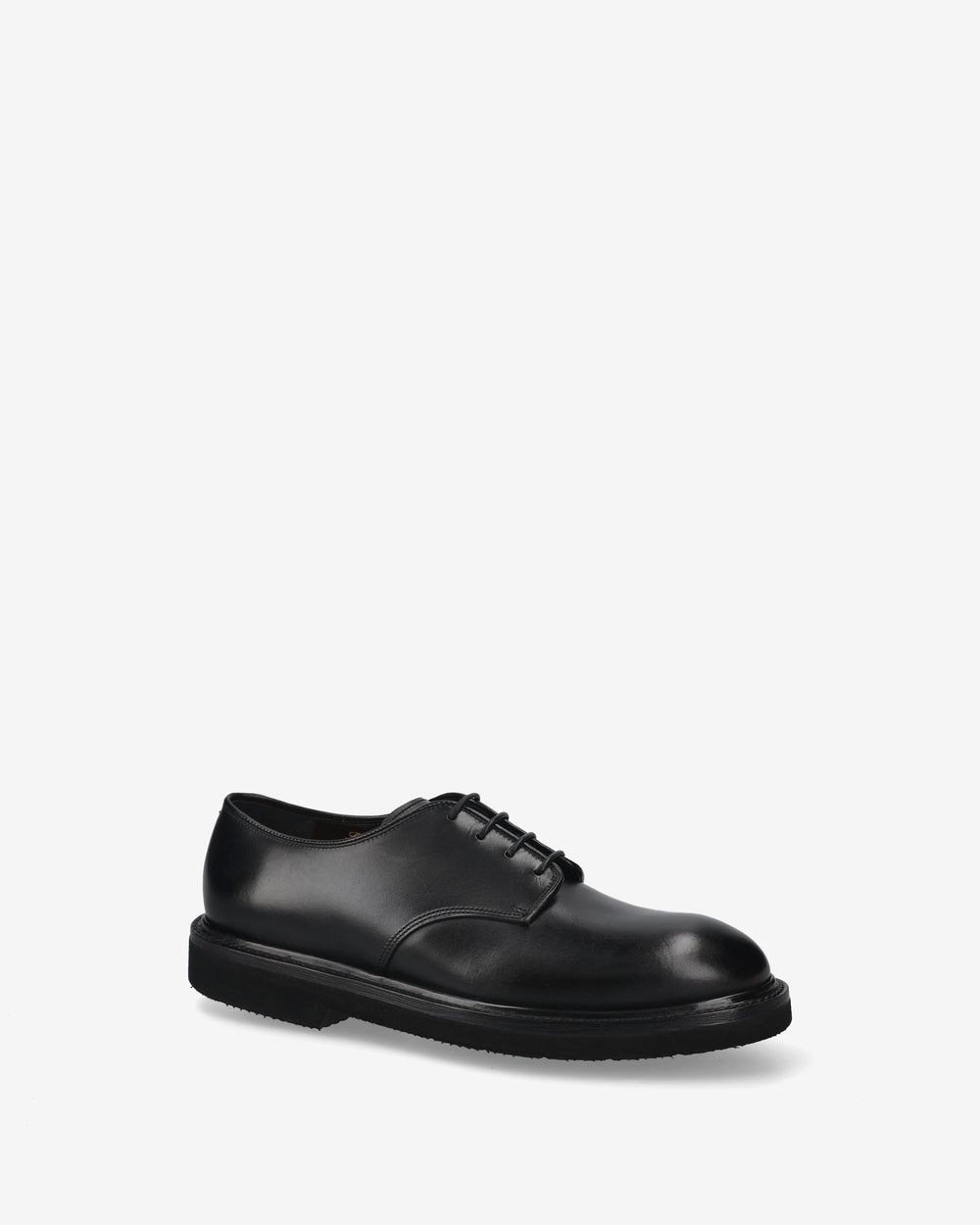 Stringate in Pelle Nera