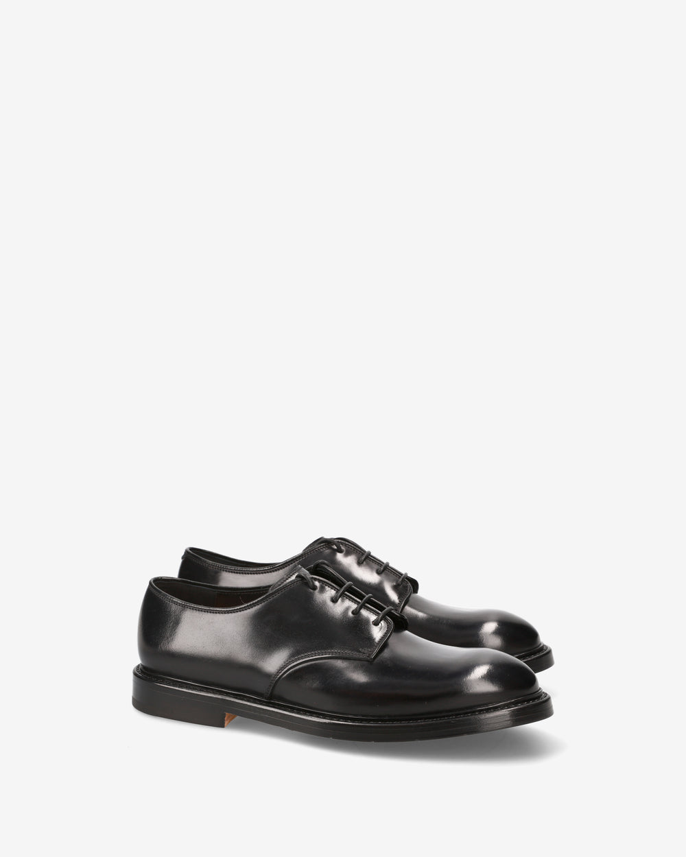 Derby in pelle nera