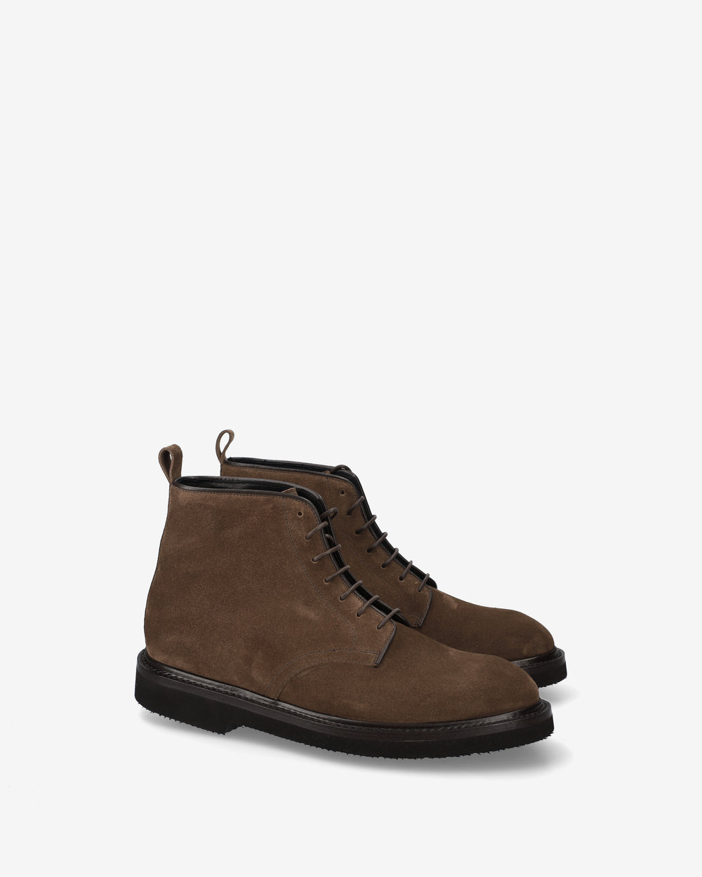 Brown Suede Leather Boots