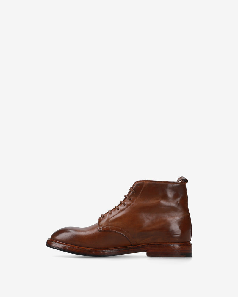 Stivaletto stringato in cordovan