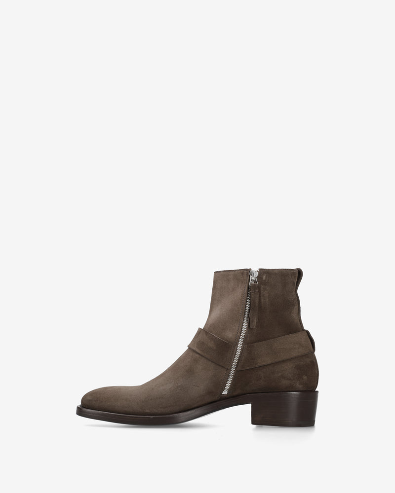 Brown Suede Leather Boots