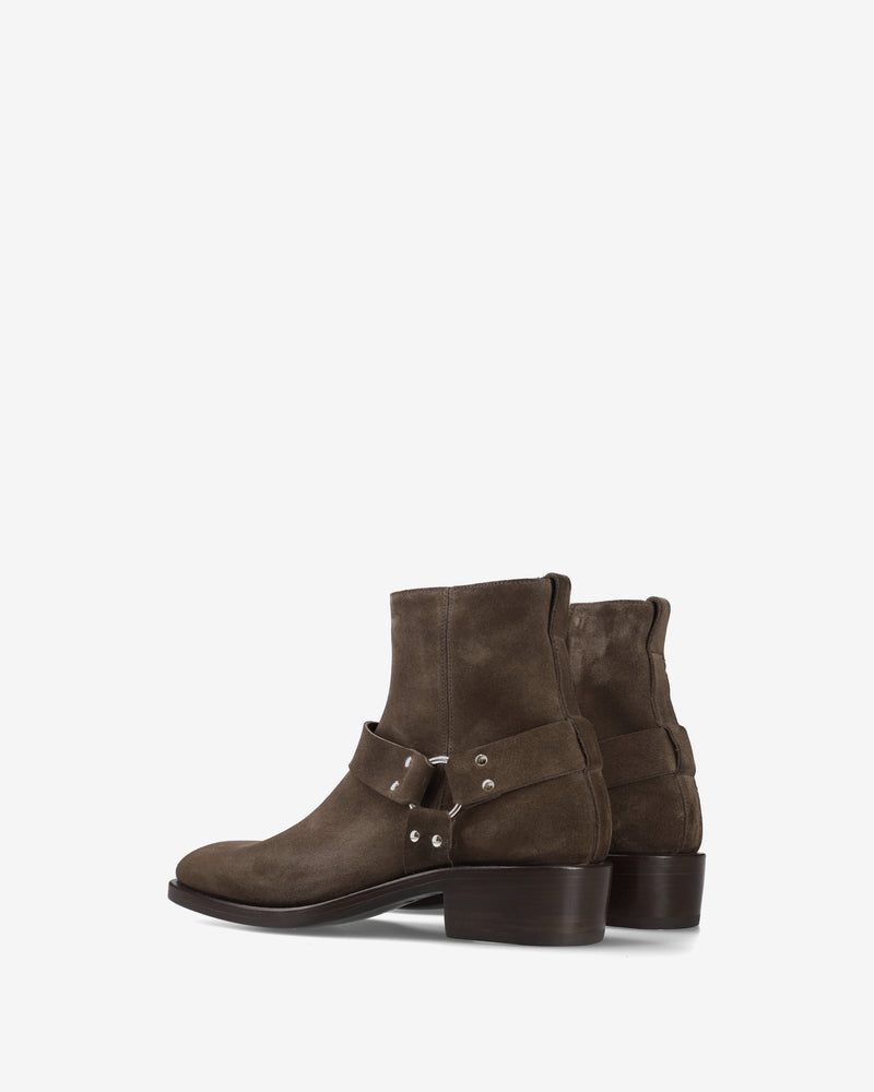 Brown Suede Leather Boots