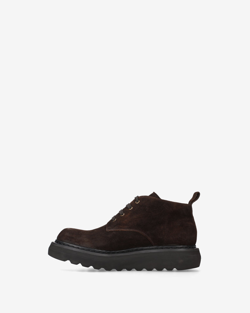 Vintage Brown Platform Ankle Boots