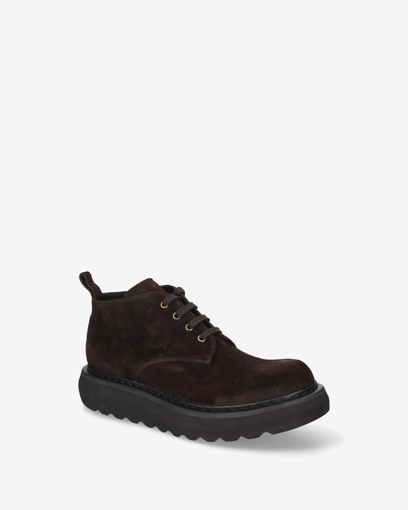 Vintage Brown Platform Ankle Boots