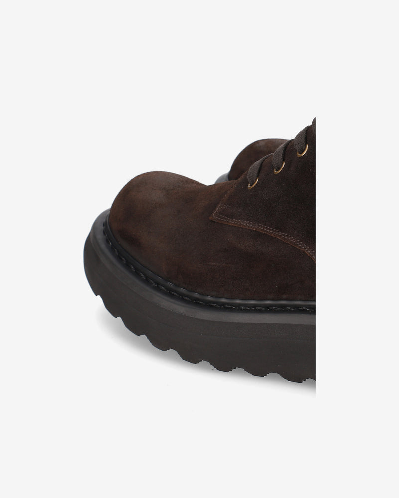 Vintage Brown Platform Ankle Boots