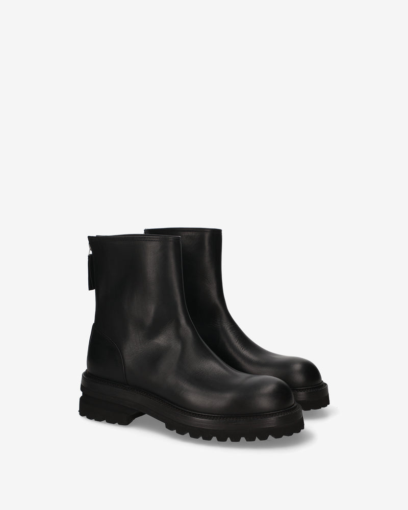 Combat Boot in Elba Nero