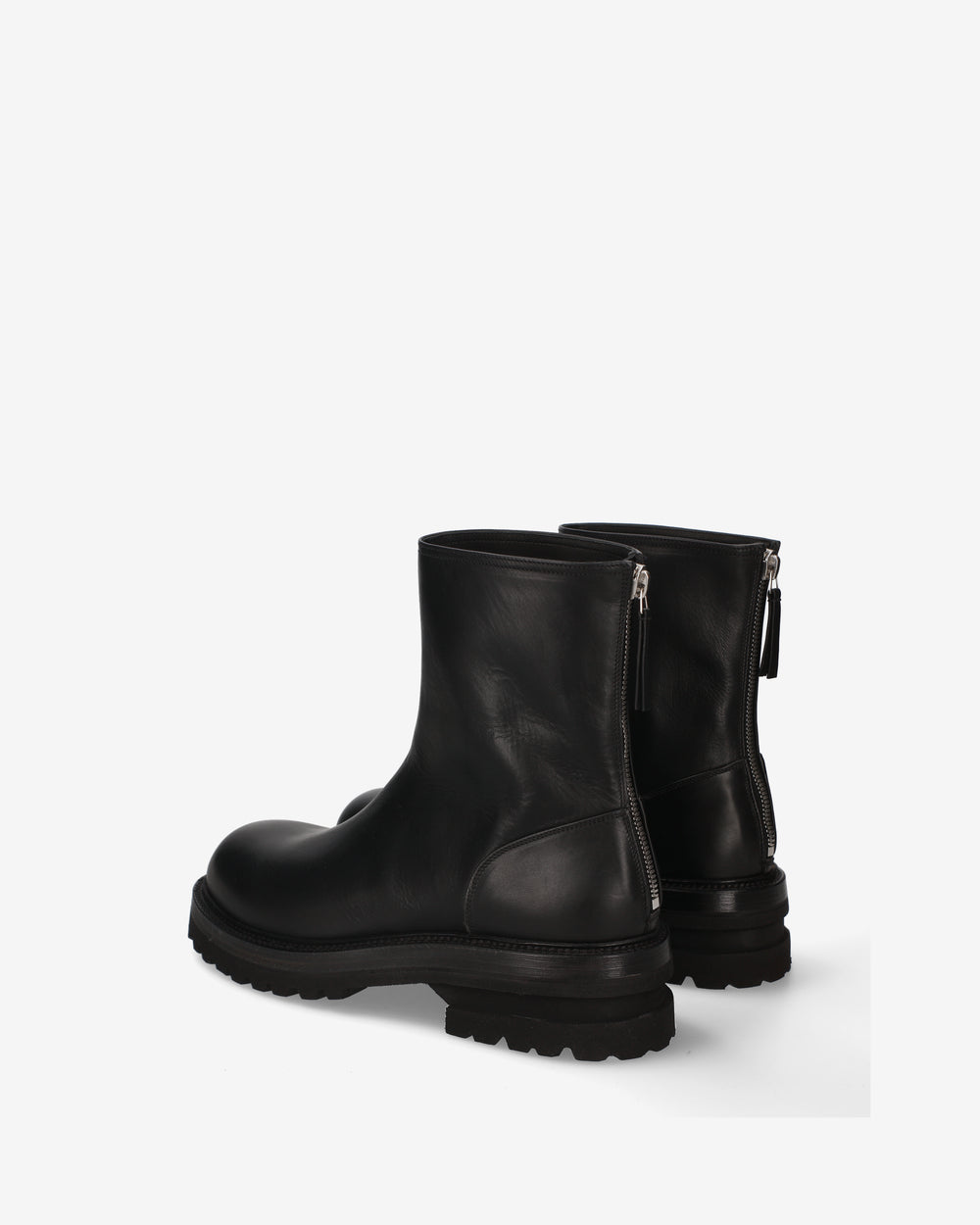 Combat Boot in Elba Nero
