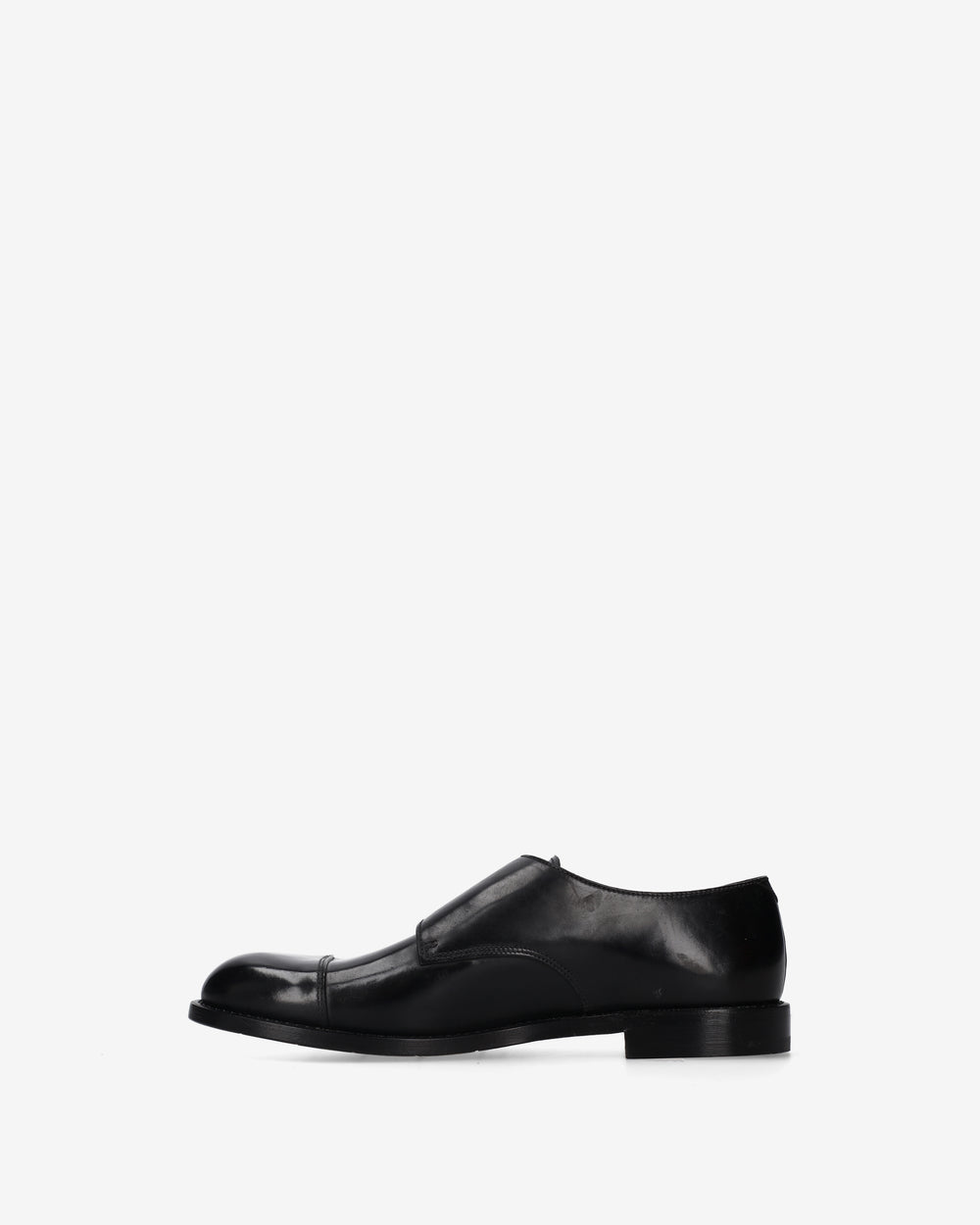 Black Cordovan Double Monk Strap