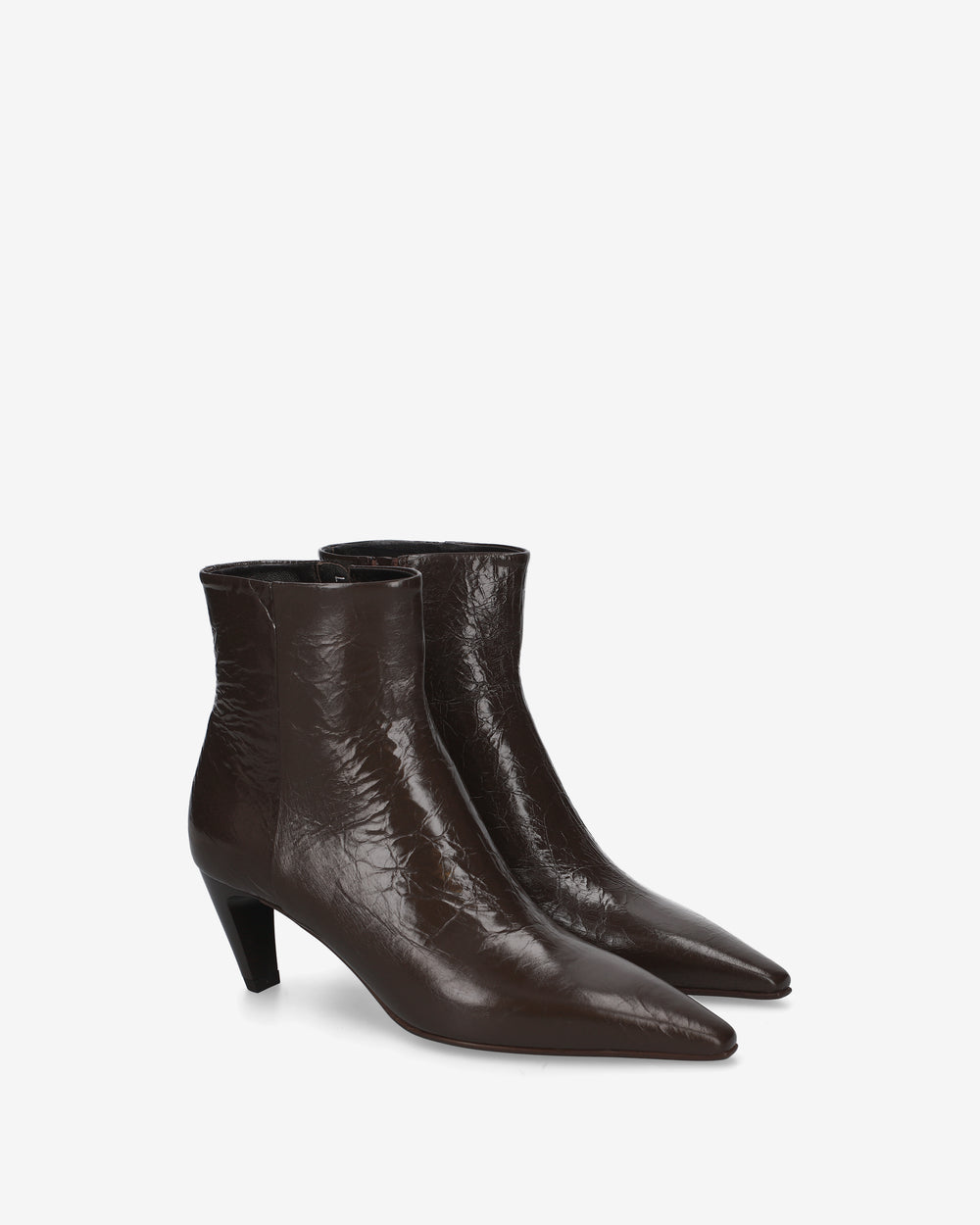Stivaletti Vernice Marrone