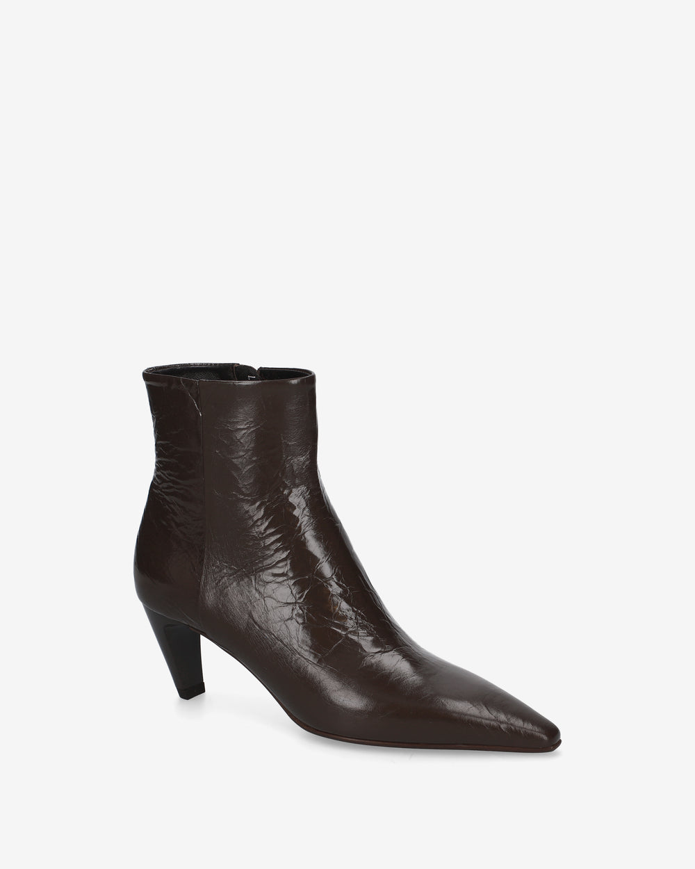Stivaletti Vernice Marrone