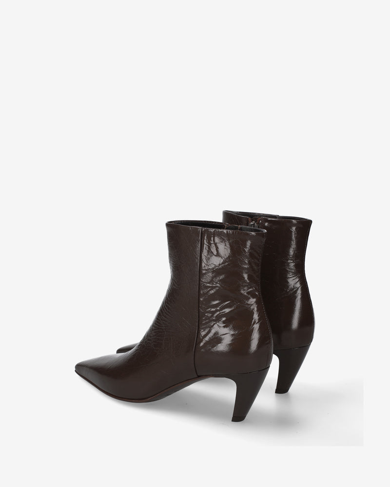 Stivaletti Vernice Marrone