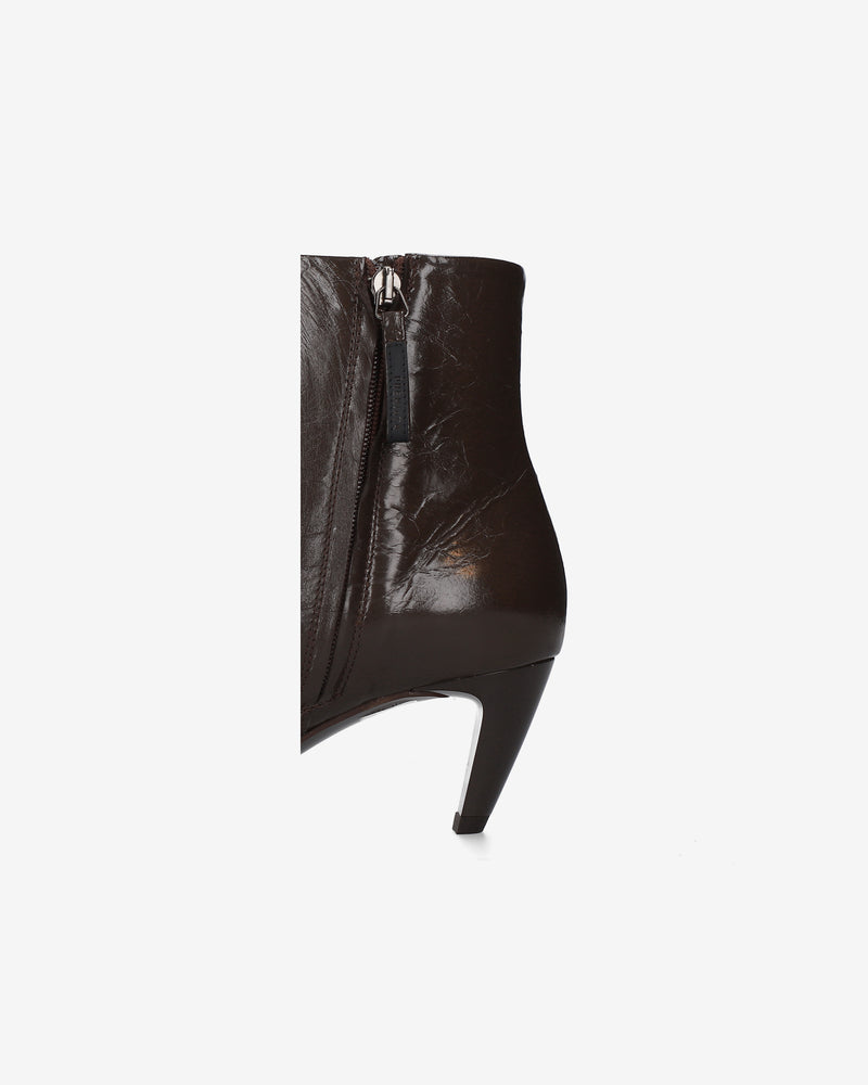 Stivaletti Vernice Marrone