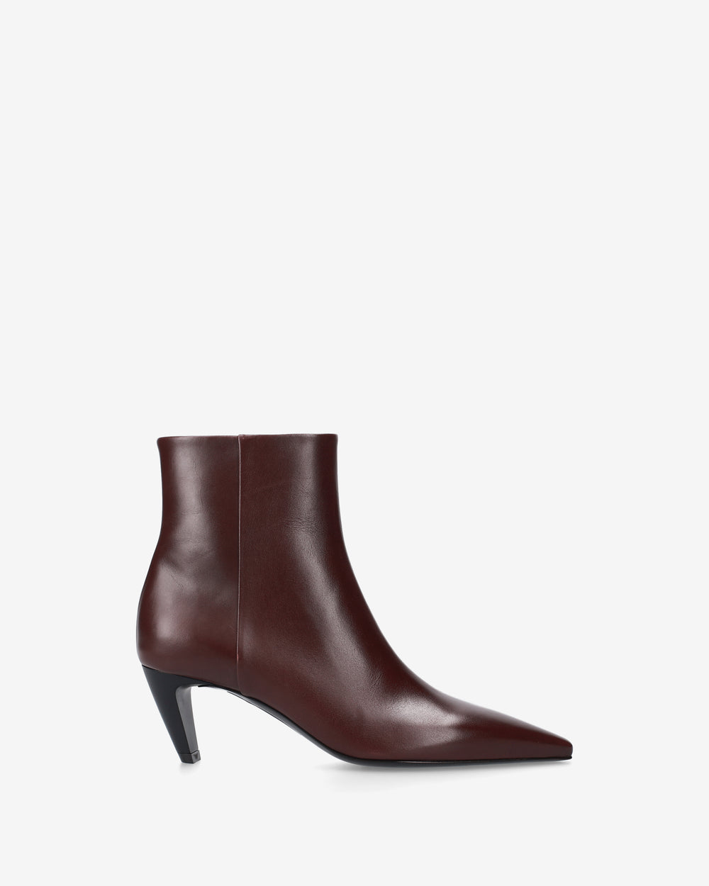 Stivaletti in pelle bordeaux