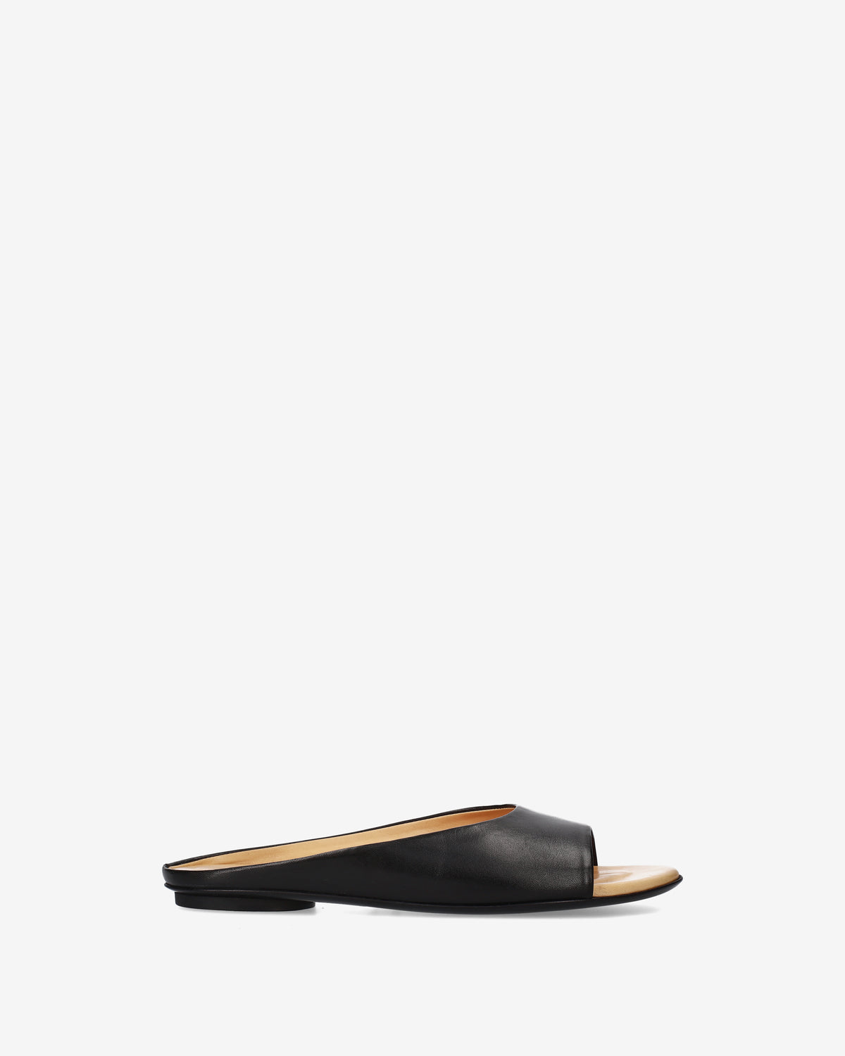 Flat leather sandals