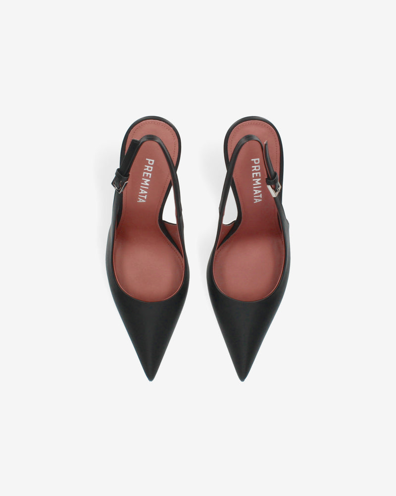 Décolleté Slingback in pelle