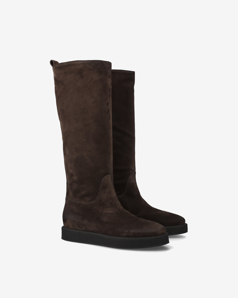 Stivali in Pelle Marrone