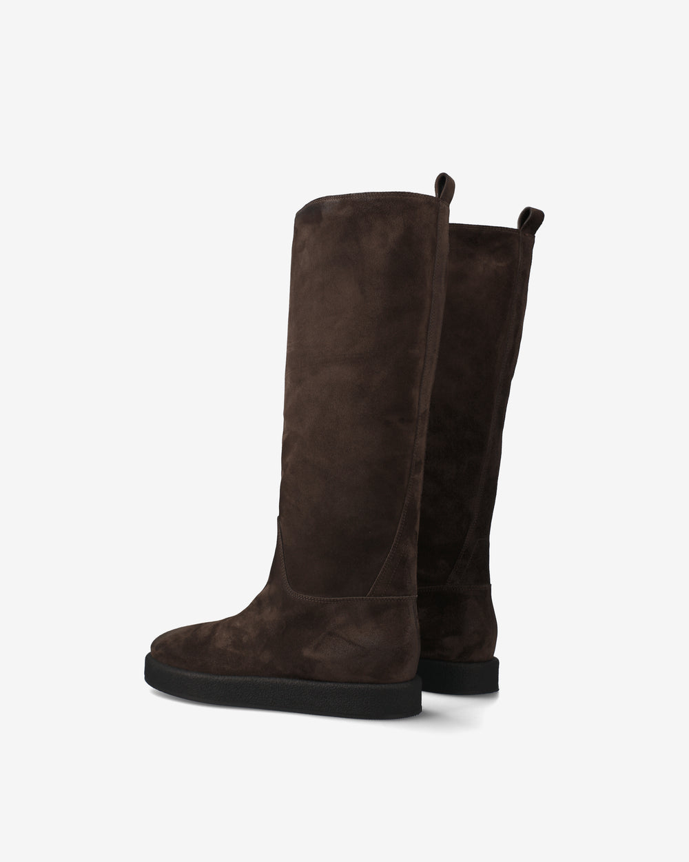 Stivali in Pelle Marrone