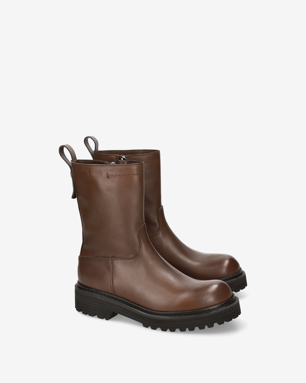Stivaletti in Pelle Marrone