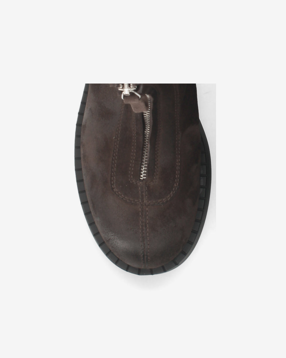 Suede platform ankle boots