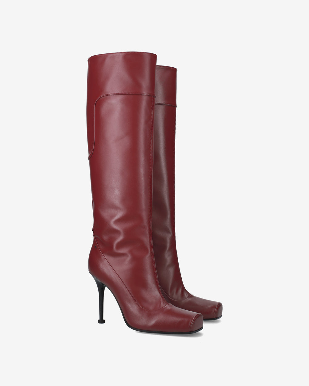 Red Leather Boots