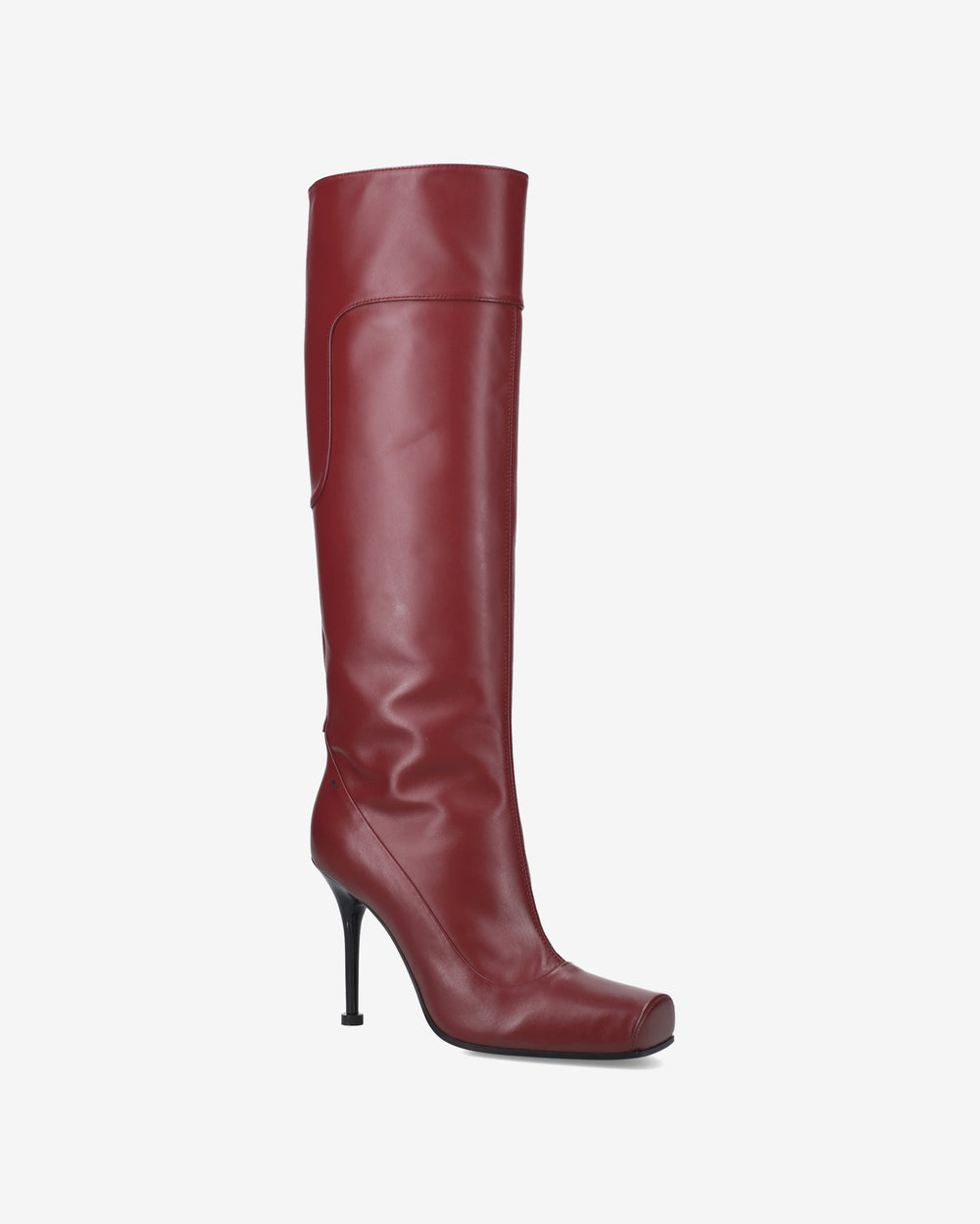 Red Leather Boots
