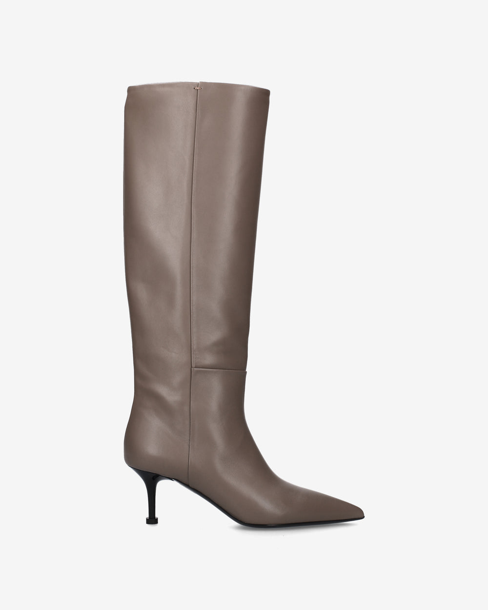 Taupe Leather Boots