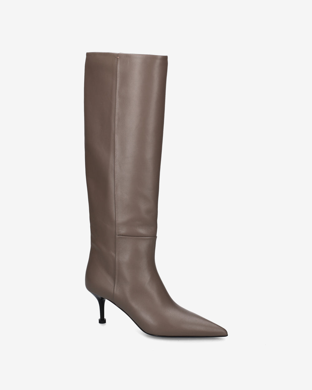 Taupe Leather Boots