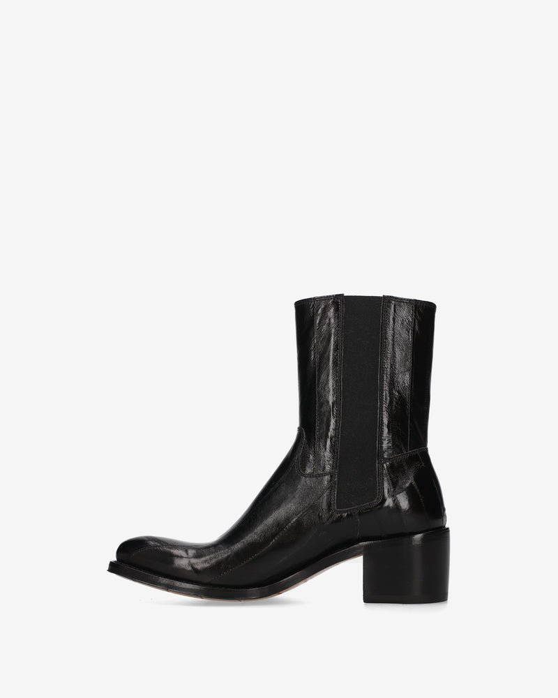 Chelsea Boot in Pelle Eel Nera