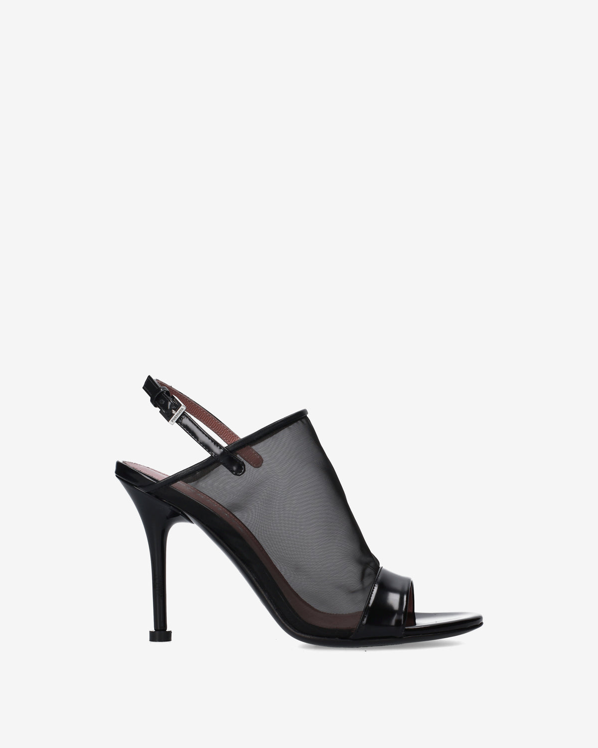 Mesh heeled sandals