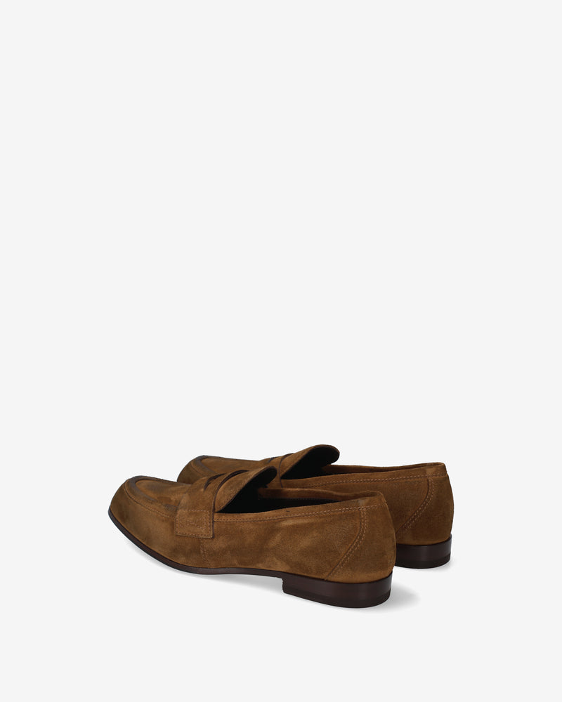 Tobacco Suede Loafers