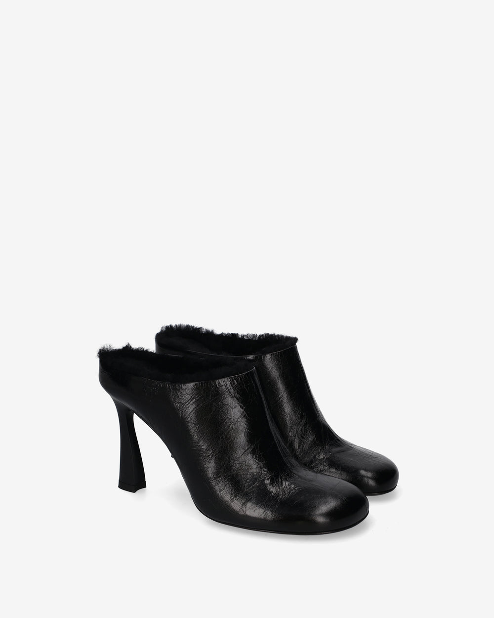 Mules Shearling Nere