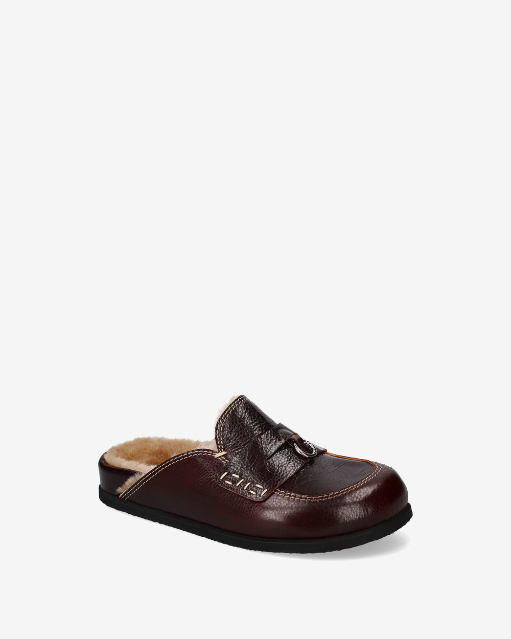 Mules Shearling Marroni