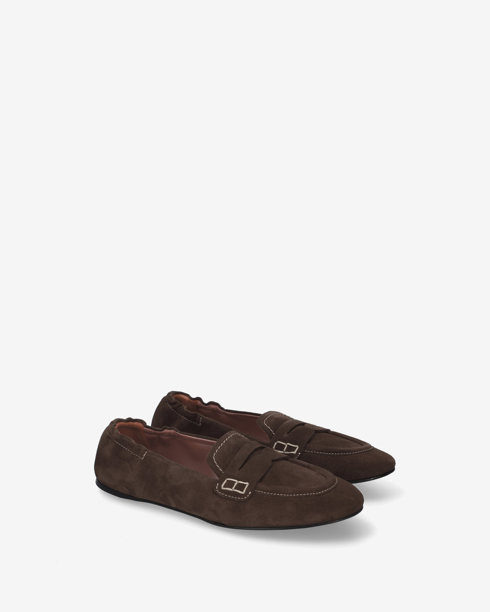 Pocket Suede Loafers