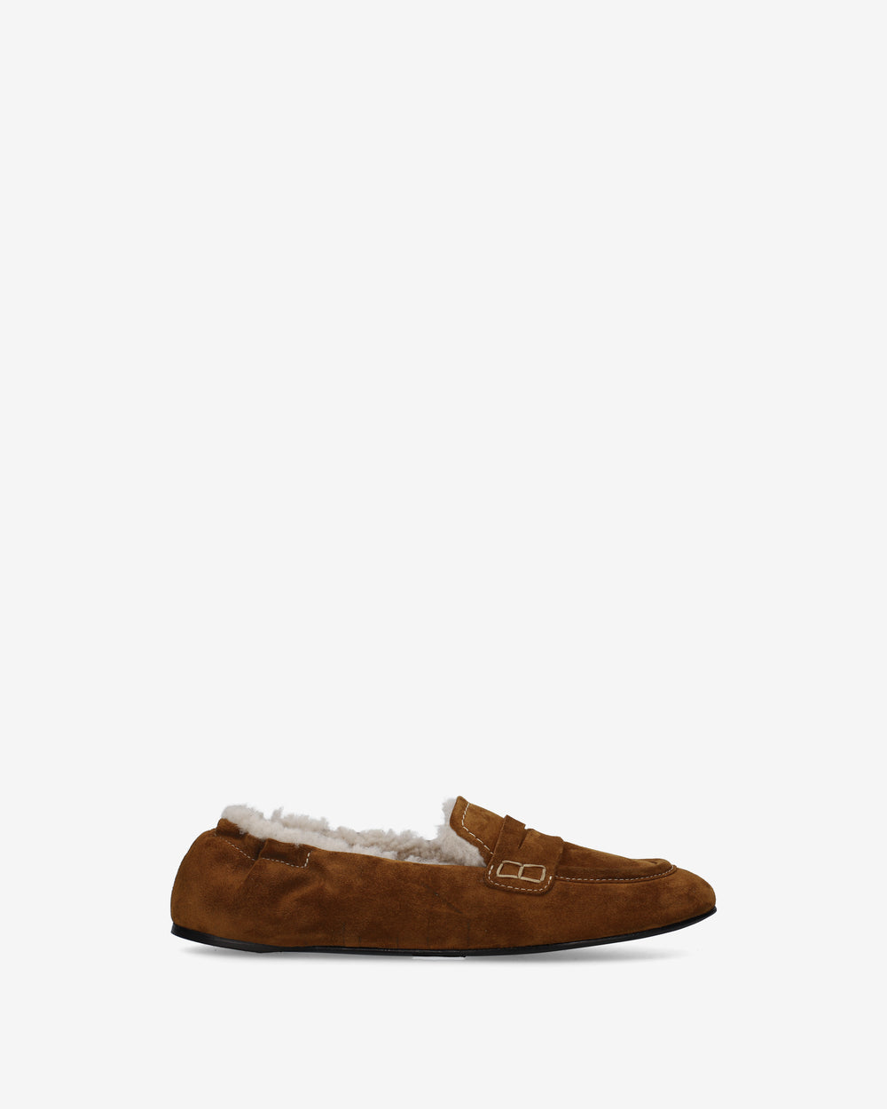 Mocassino Pocket Scamosciato e Shearling