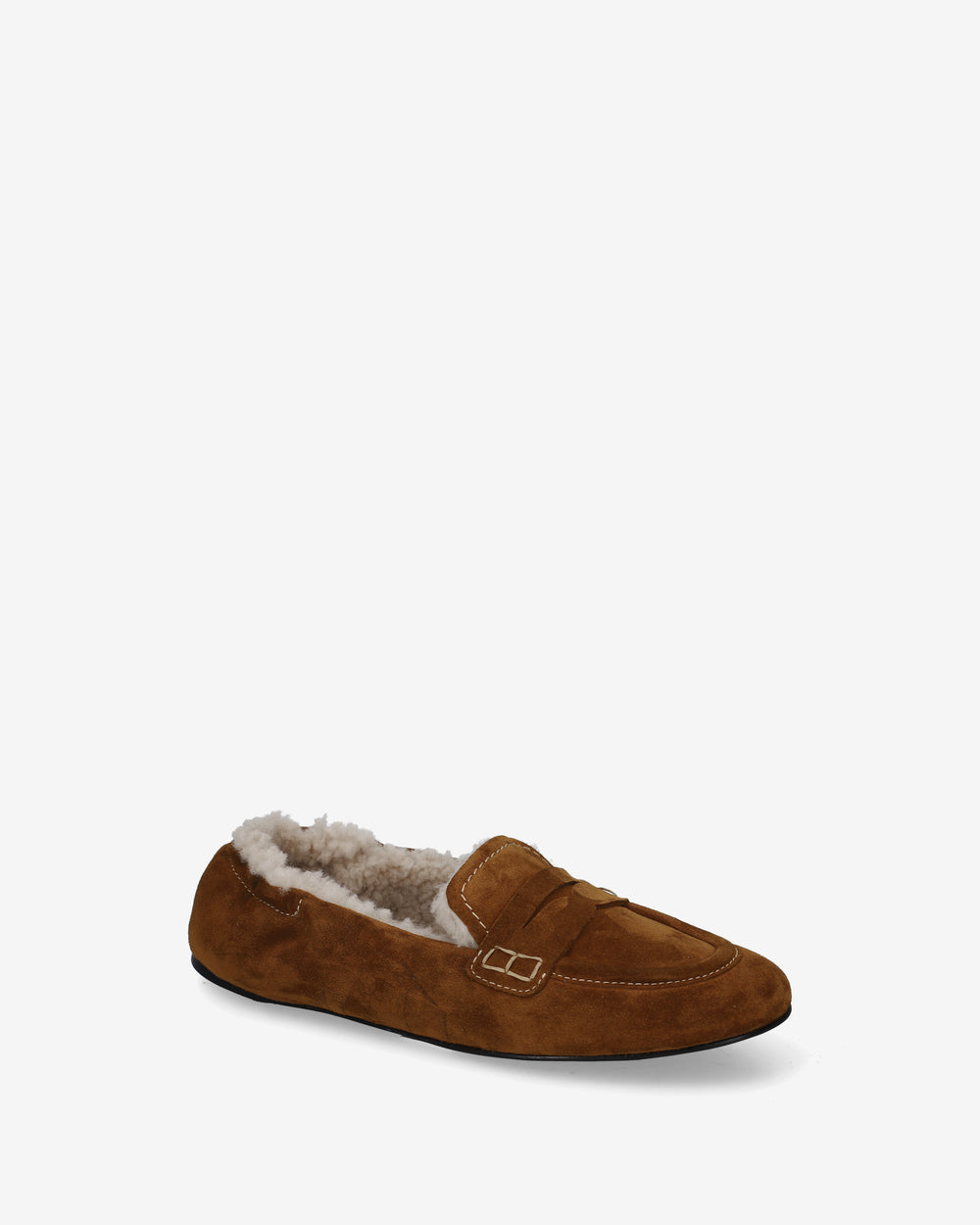 Mocassino Pocket Scamosciato e Shearling