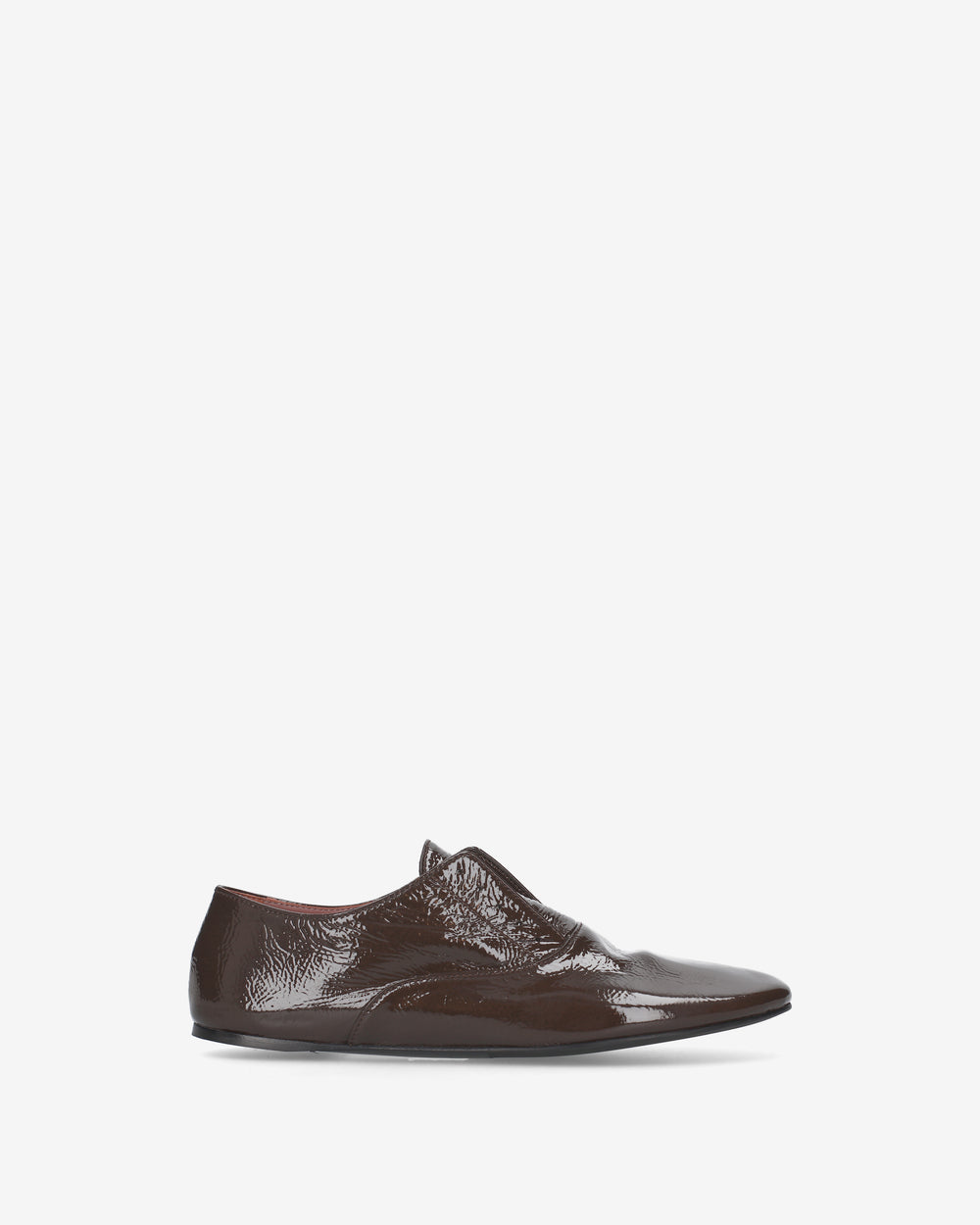 Brown Patent Leather Loafers