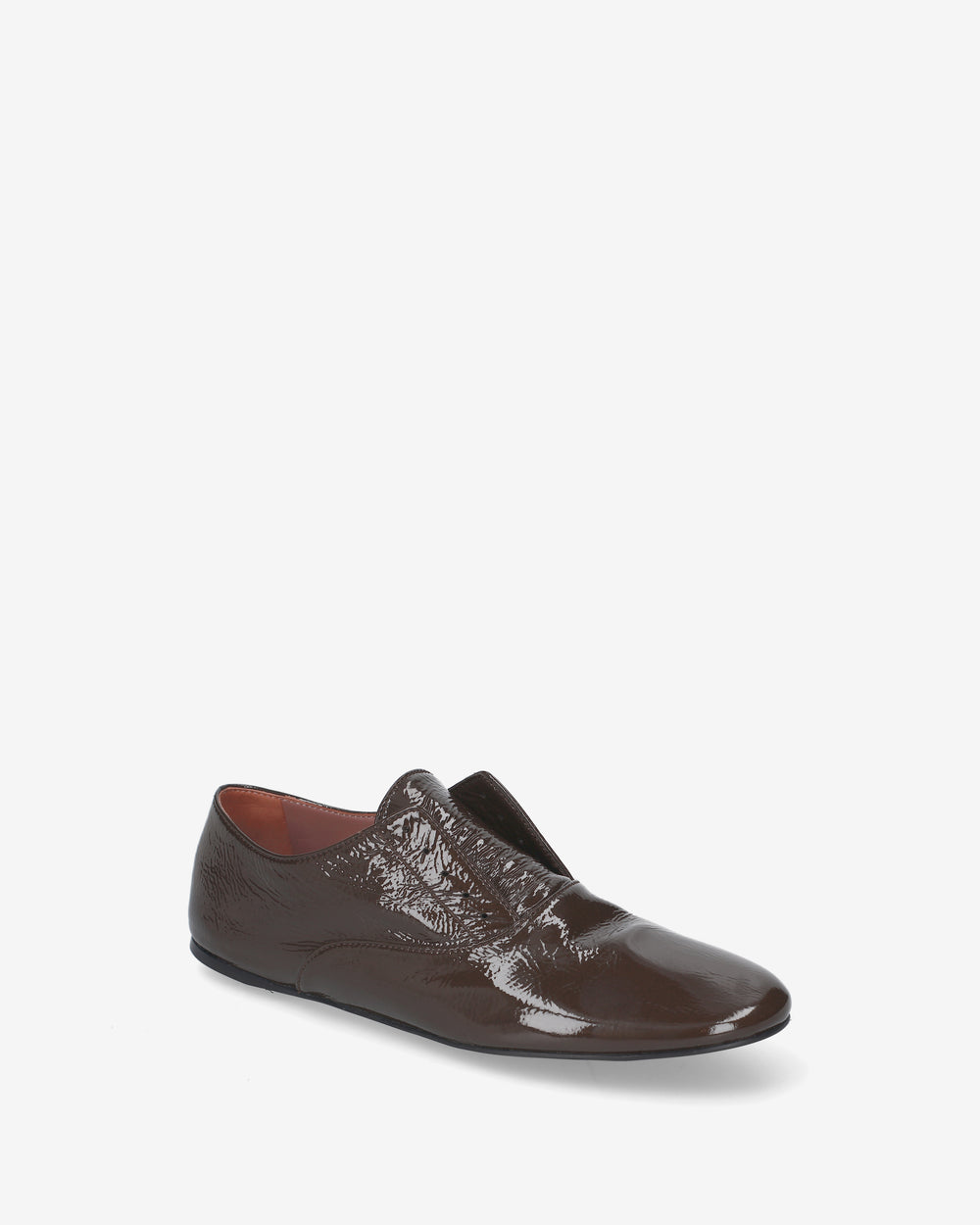 Brown Patent Leather Loafers