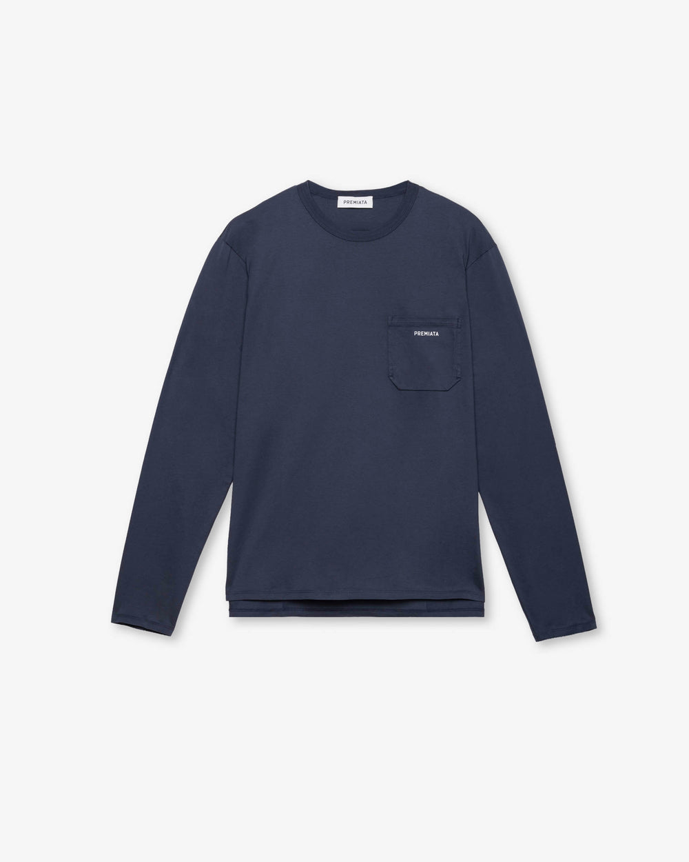 Blue jersey sweater