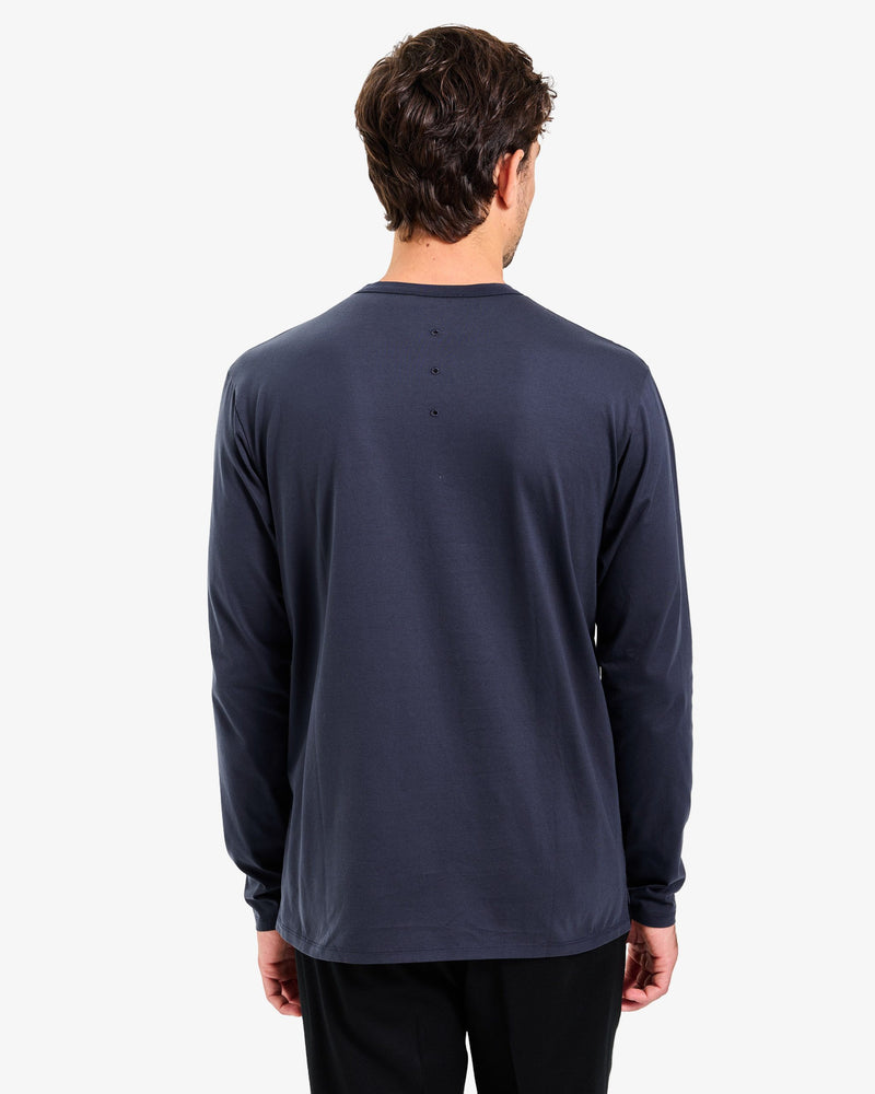 Blue jersey sweater