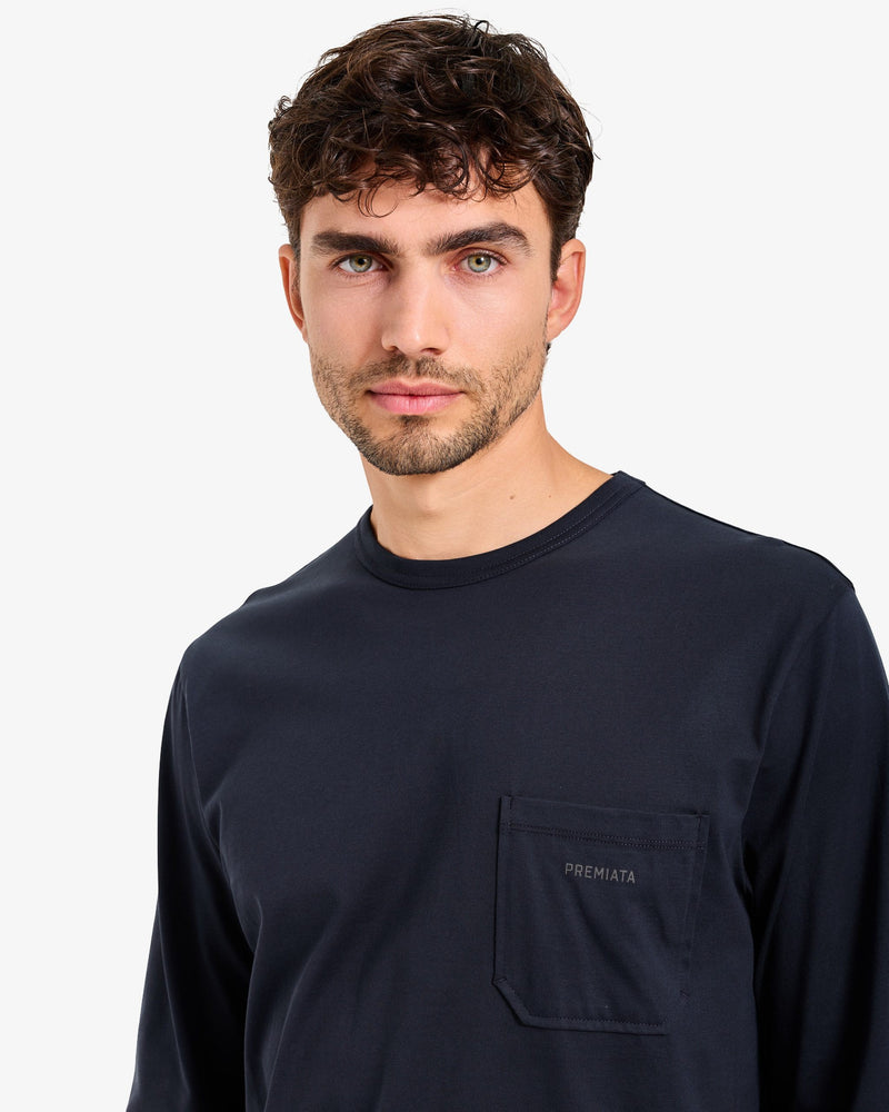 T-shirt Pocket Dark Blue